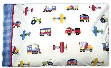 Trains, Planes, & Trucks Kids Bedding by Olive Kids Standard Pillowcase