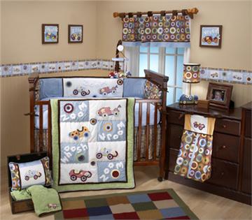 Zoom Zoom Infant Bedding