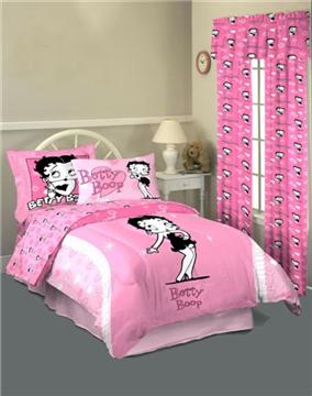 Betty Boop Pink Kisses Kids Bedding for Girls