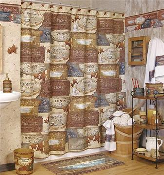Country Baths Shower Curtain & Accessories
