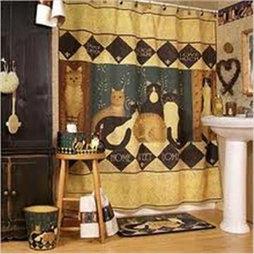 Country Cats Shower Curtain & Accessories