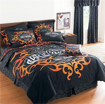 Harley-Davidson Tattoo Bedding for Kids and Adults