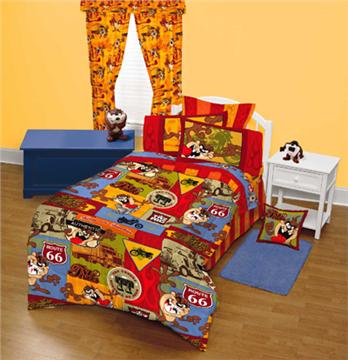 Taz KEEP ON TRUCKIN' Kids Bedding for Boys Bedskirt