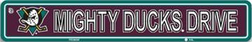 Anaheim Mighty Ducks Street Sign