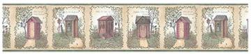 OUTHOUSES Wall Border