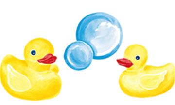 Duckies Wallies Wallpaper Cutouts
