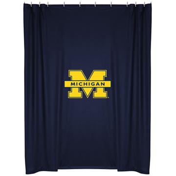 Michigan Wolverines Shower Curtain