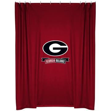 Georgia Bulldogs Shower Curtain