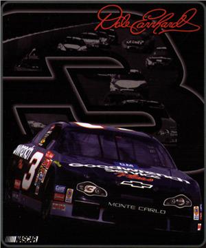 Nascar DALE EARNHARDT SR Micro-Raschel Throw