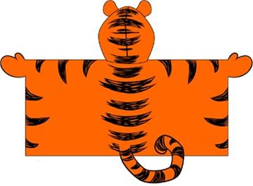 TIGGER Hooded Towel