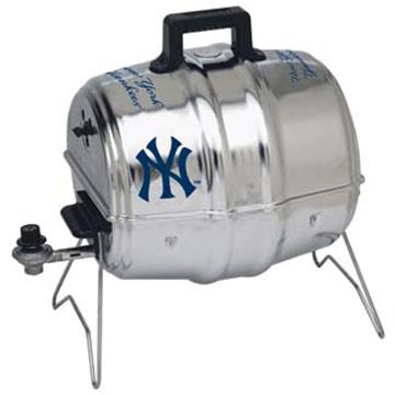 New York Yankees Charcoal Keg-A-Que Grill