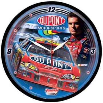 Jeff Gordon 12.75" Round Clock