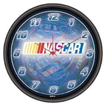 NASCAR 12.75" Round Clock