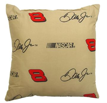 Dale Earnhardt Jr. #8 Tan 17" Pillow