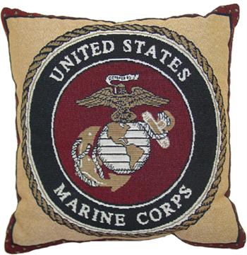 United States Marines 13" Tapestry Pillow