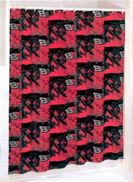 DALE JR. FABRIC SHOWER CURTAIN