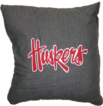 University of Nebraska 18" Square Pillow
