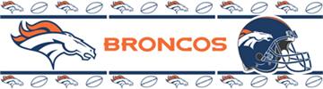 DENVER BRONCOS Wall Border