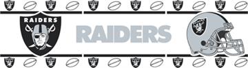 OAKLAND RAIDERS Wall Border