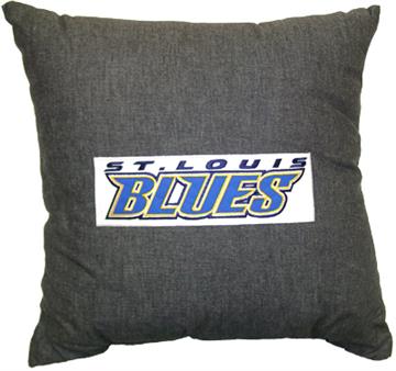 St. Louis Blues 18" Denim Square Pillow