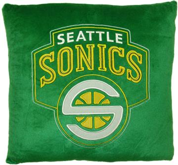 SEATTLE SONICS NBA 16" Plush Pillow