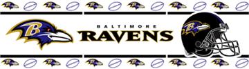 BALTIMORE RAVENS Wall Border
