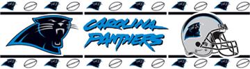 CAROLINA PANTHERS Wall Border