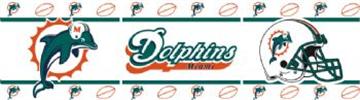 MIAMI DOLPHINS Wall Border