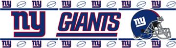 NEW YORK GIANTS NFL Wall Border