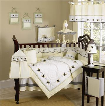 Bumble Bee 9pc Crib Bedding Set