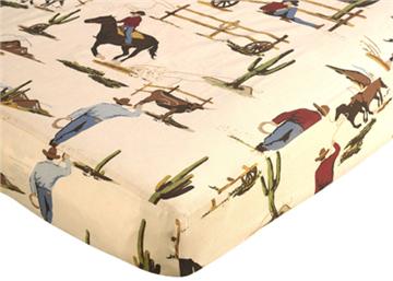 Wild West Crib Sheet