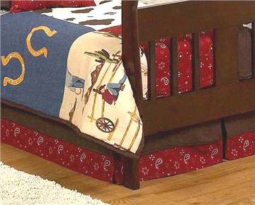 Wild West Crib/Toddler Bedskirt