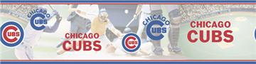 CHICAGO CUBS Scenic Wall Border