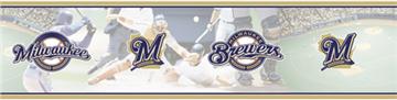MILWAUKEE BREWERS Scenic Wall Border