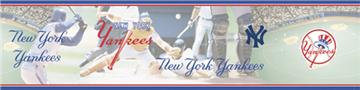 NEW YORK YANKEES Scenic Wall Border