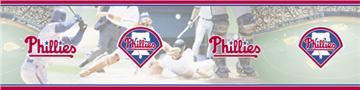 PHILADELPHIA PHILLIES Scenic Wall Border