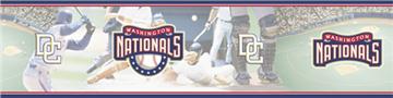 WASHINGTON NATIONALS Scenic Wall Border