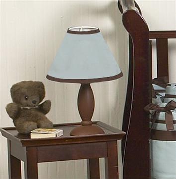Blue & Chocolate Hotel Lamp Shade