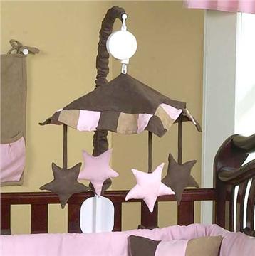 Soho Pink Musical Crib Mobile