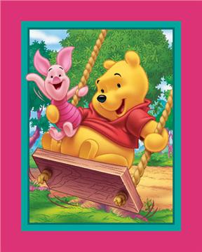 Pooh Let's Swing Throw Kit