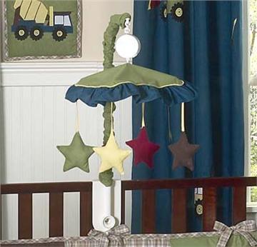 Construction Zone Musical Crib Mobile