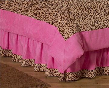 Cheetah Pink Full/Queen Bedskirt