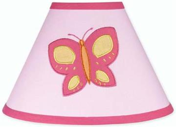 Butterfly Pink & Orange Lamp Shade