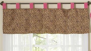 Cheetah Pink Valance