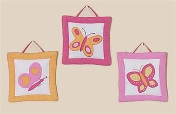 Butterfly Pink & Orange Wall Hangings