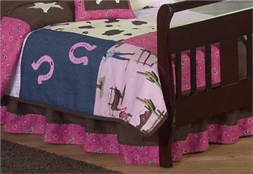 Cowgirl Crib/Toddler Bedskirt