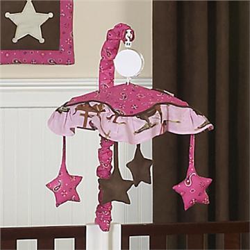 Cowgirl Musical Crib Mobile