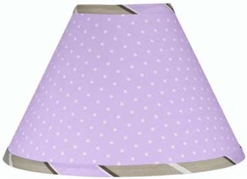 Mod Dots Purple Lamp Shade