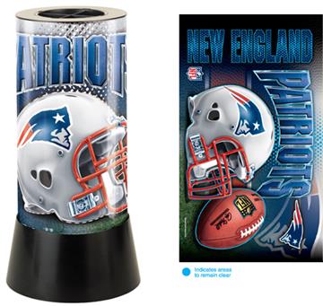 New England Patriots Rotating Lamp