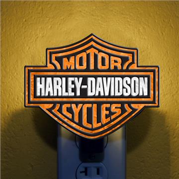 Harley Davidson Art-Glass Night Light
